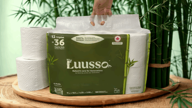 Luusso Premium Bamboo Toilet Paper - Image 2