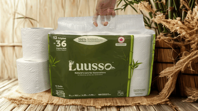 Luusso Premium Bamboo Toilet Paper - Image 3